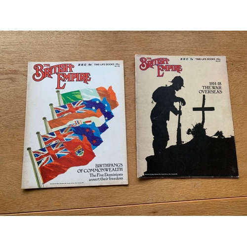 508 - The British Empire Bbc Tv Time Life Books. Issues Included Are As Follows 2-7,10,11,13,15-18 20-22,2... 