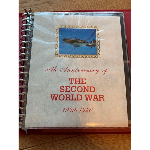 512 - The Second World War 50Th Anniversary Raf Collectors Folder