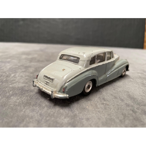 271 - Dinky Toys Diecast #150 Rolls-Royce Siilver Wraith in two tone grey with spun hubs in box (one end n... 