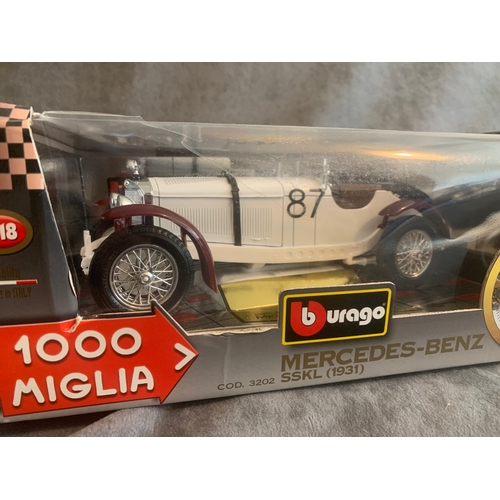 325 - Maisto Premiere Edition Mercedes Benz 300 SLR Targa Florio 1995 #36613 Scale 1:18