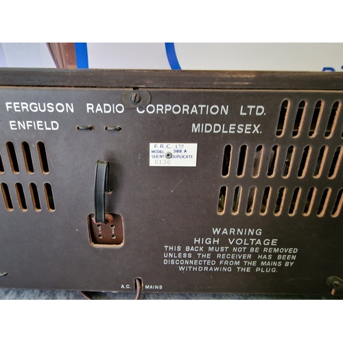 554 - Ferguson Radio Corporation  Futura 388A An AC mains AM/FM table radio covering the MW (188-545 metre... 