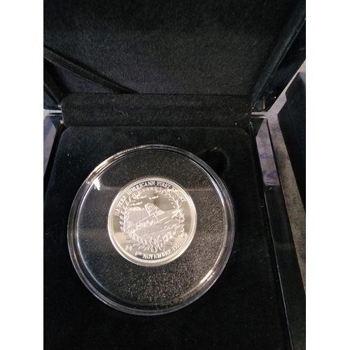 571 - 80th Anniversary Hawker Hurricane First flight commemorative  silver piedfort crown coin  925 silver... 