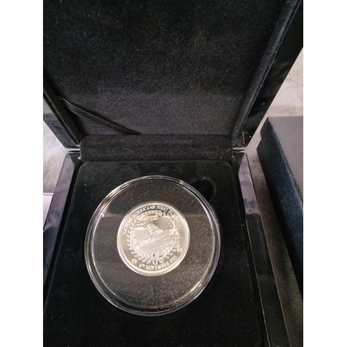 571 - 80th Anniversary Hawker Hurricane First flight commemorative  silver piedfort crown coin  925 silver... 