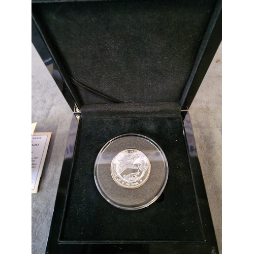 572 - 80th Anniversary Spitfires first flight Commemorative silver piedfort crown coin 925 silver alloy 38... 