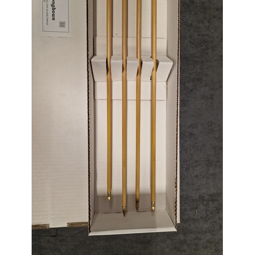 600 - 4 X Richard Head Longbow Arrow Shaftss In Box Size 29