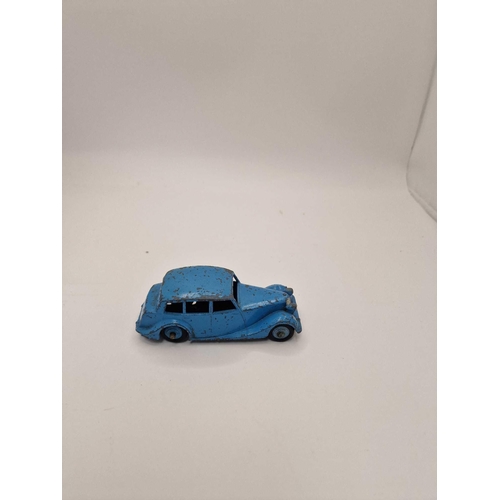 290 - A collection of Dinky diecast models x 3 unboxed comprising of Dinky 40b Triumph 1800 Blue - Later r... 