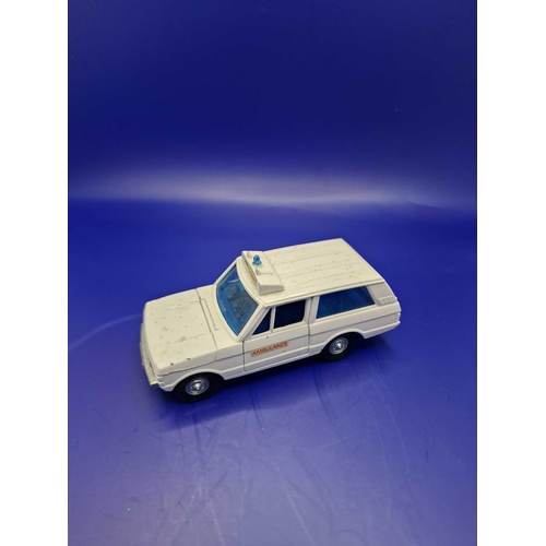 297 - Dinky Diecast #268 Range Rover Ambulance Unboxed 1973 - 1977