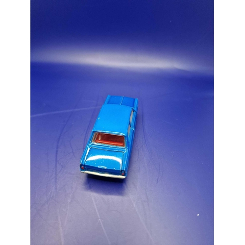 299 - Dinky Diecast #136 Vauxhall Viva in blue Steerable front wheel Unboxed 19965 - 1968