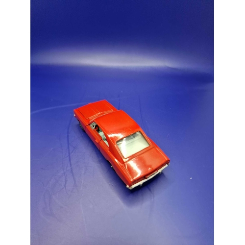 303 - Dinky Diecast #179 Opel Commodore in red with blue interior Unboxed