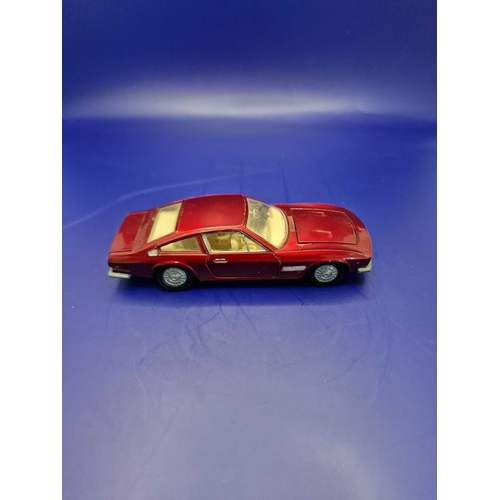 305 - Dinky Diecast #90 Monteverdi 375L in red with White interior and cast hubs Unboxed 1970 - 1974