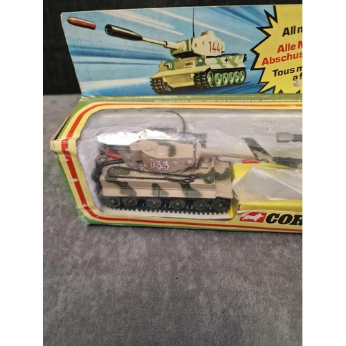 294 - Corgi Diecast Gift Set 17 military set of 3 vehicles comprising Tiger Mk1 tank, Bell AH-1G Helicopte... 