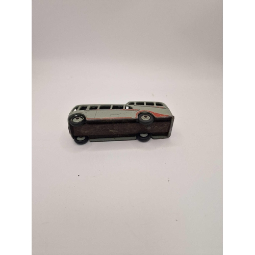 288 - A collection of Dinky diecast models x3 unboxed comprising of Dinky 29f Observation Coach Grey/Red -... 