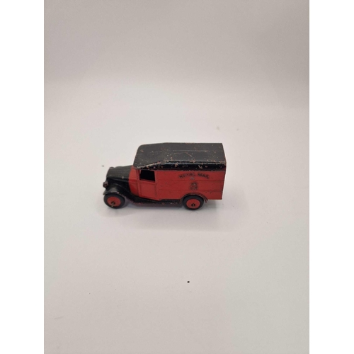 288 - A collection of Dinky diecast models x3 unboxed comprising of Dinky 29f Observation Coach Grey/Red -... 