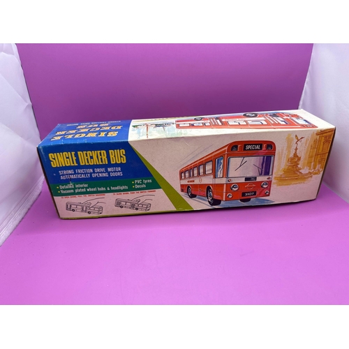 124 - NFIC made in Hong Kong, single decker bus catalogue number 3107