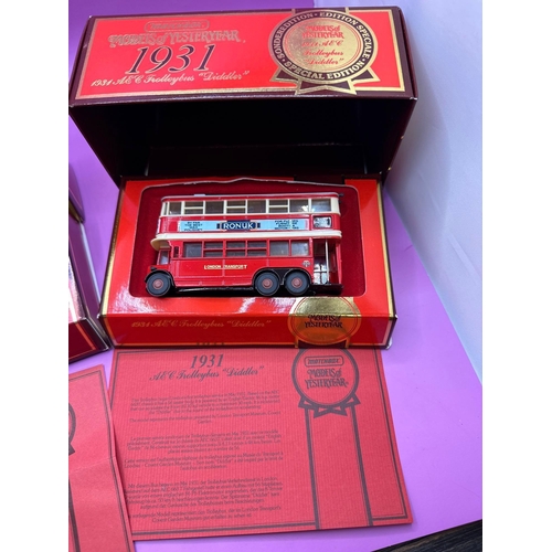 140 - 2 x matchbox models of yesteryear, Y-1 1920 Leyland three ton lorry and 1Y 10 1931 ASE trolley bus, ... 