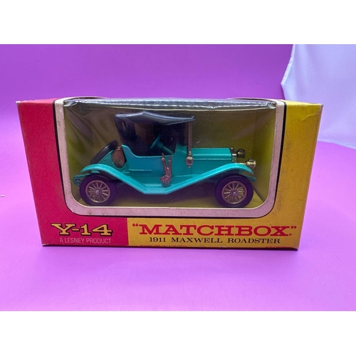 148 - Matchbox models of the yesteryear Lesney product, Y 14 1911, Maxwell roadster