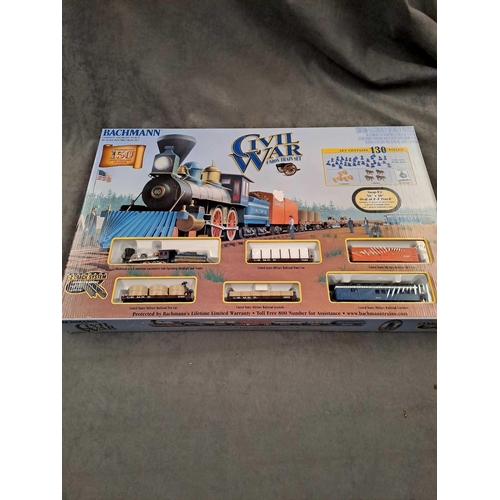 34 - Bachmann civil war union train set complete in box