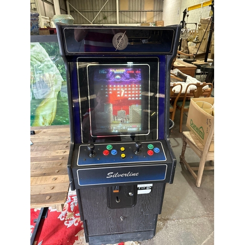 1 - Retro silverline Galexy Invaders Arcade Gaming Machine