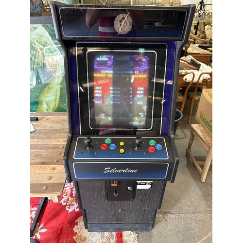 1 - Retro silverline Galexy Invaders Arcade Gaming Machine