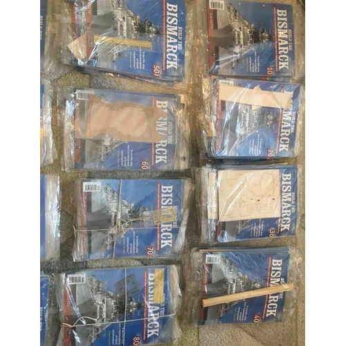 2 - Complete collection of hachette build the bismarkÂ Scale 1:200 2007Â edition. all 140 issuesÂ ... 