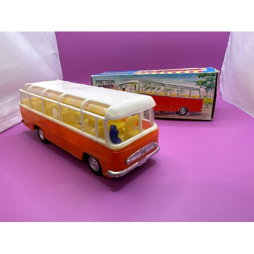 123 - NFIG friction, power express tour bus made in Hong Kong, catalogue number 3078