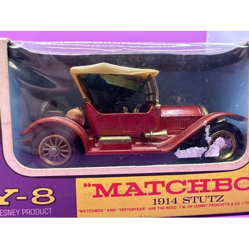 150 - Matchbox models of yesteryear, a Lesney product, Y8 1914 Stutz