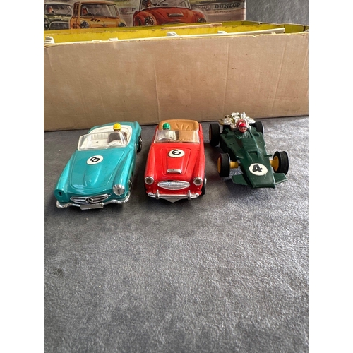 Figurines Scalextric De Course - Lot Complet Dans Sa Boîte D'origine - Occasion