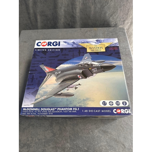 9 - Corgi Limited edition The Aviation archive McDonnell Douglas Phantom fg.1 XT864/007R NO.892 Naval ai... 