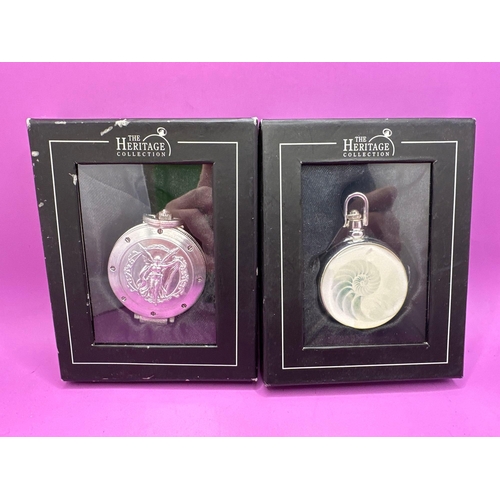 5 x Atlas editions heritage collection Pocket watches as pictured