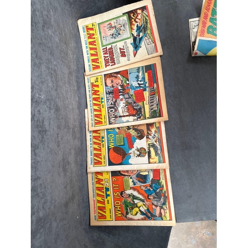 97 - A Selection Of Comics Includes, Valiant, Battle, Whizzers, Sparky, Nutty, Smash, Knockout Aprox 15 C... 