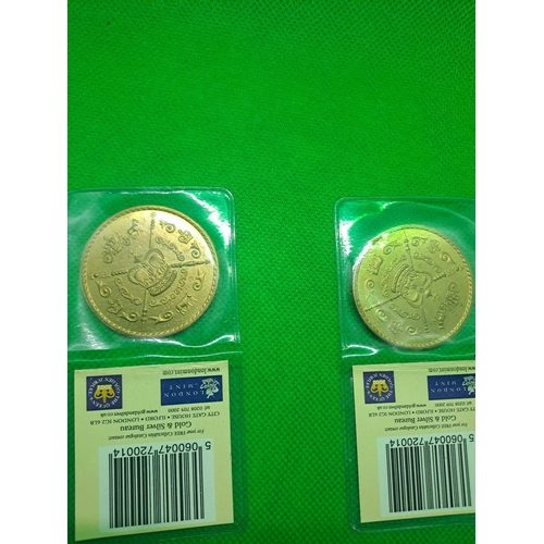 644 - 2X Golden Jubilee Coins