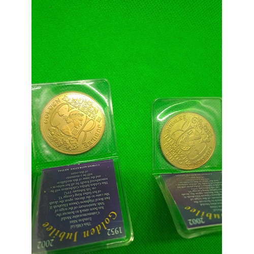 644 - 2X Golden Jubilee Coins