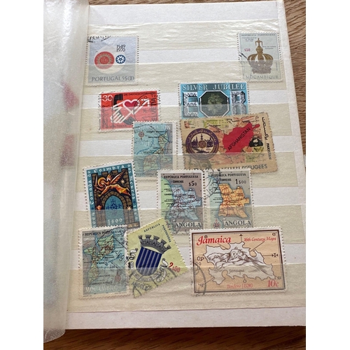 570 - Stamp Collection, A Book Full Of Old Stamps From Around The World As Pictured.