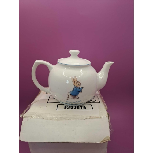 Peter Rabbit Teiera In Porcellana Classica – 12,5 X 21 Cm, Lavabile In Lavastoviglie E Microonde
