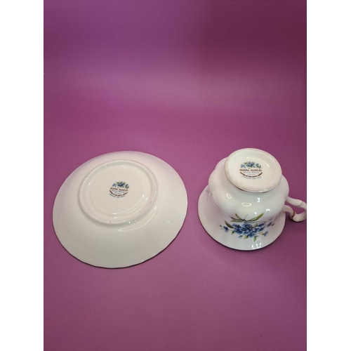 A Royal Albert Bone China Flower Of The Month Series Of July Tea Cup