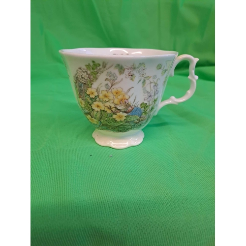 765 - Royal Dolton Brambly Hedge Tea Set Collection Comprising Of 6 Tea Cups And 3 Saucers