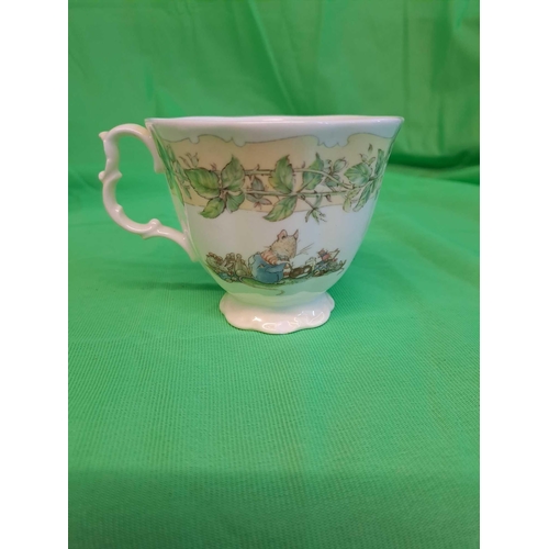 765 - Royal Dolton Brambly Hedge Tea Set Collection Comprising Of 6 Tea Cups And 3 Saucers