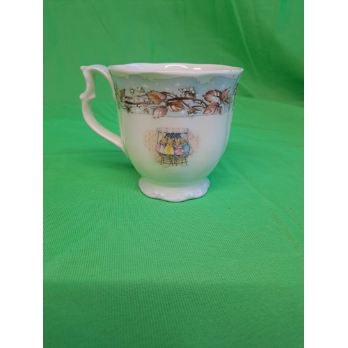 765 - Royal Dolton Brambly Hedge Tea Set Collection Comprising Of 6 Tea Cups And 3 Saucers