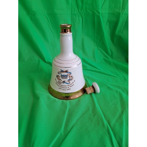 784 - Commemorative Bells Whisky Decanter 50 Cl To Commemorate The Birth Of Prince William Of Wales 21St J... 