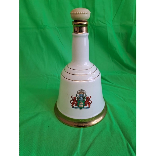 785 - Commemorative Bells Whisky Decanter To Commemorate The 60Th Birthday Of Her Majesty Queen Elizabeth ... 