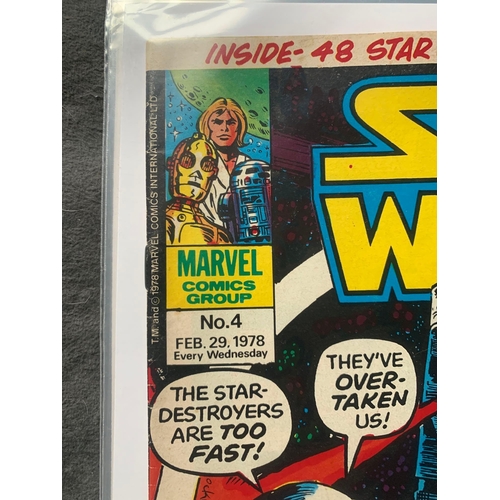 51 - Marvel Comics Group, Star Wars Weekly. British Issue 1978. Issues 4, 9, 17, 19, 23