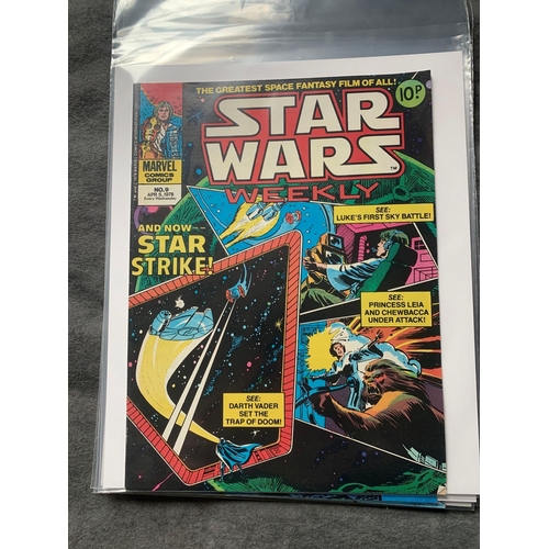 51 - Marvel Comics Group, Star Wars Weekly. British Issue 1978. Issues 4, 9, 17, 19, 23