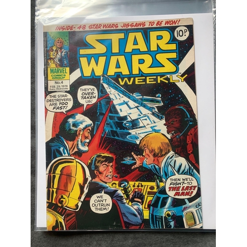 51 - Marvel Comics Group, Star Wars Weekly. British Issue 1978. Issues 4, 9, 17, 19, 23