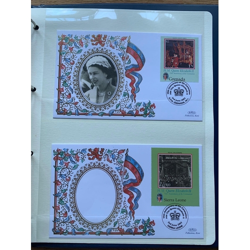 569 - The Queens Coronation Jubilee 2003 Collection Includes Stamps And Letters As Pictured. In A A4 Bindi... 