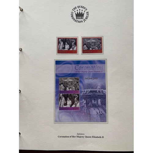 569 - The Queens Coronation Jubilee 2003 Collection Includes Stamps And Letters As Pictured. In A A4 Bindi... 