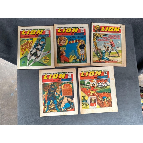 95 - 5 X Lion Comics From 1968-1973