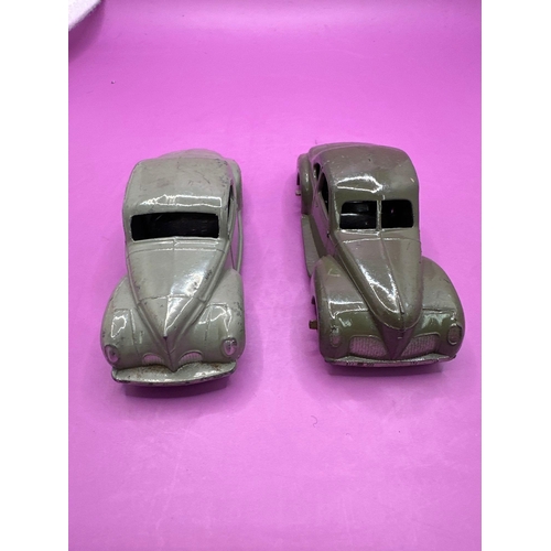 136 - 2x dinky toys, unbox models, Lincoln Zephyr and Studebaker