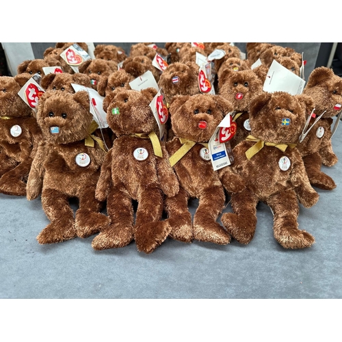 26 - 28 x Ty 2002 World Cup Bears from Korea / Japan World Cup. Country bears in this collection. Portuga... 