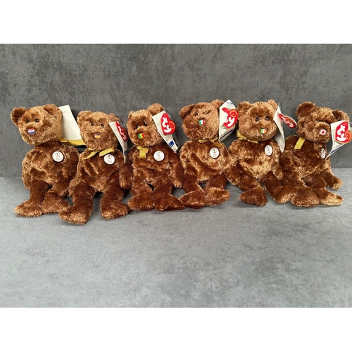 26 - 28 x Ty 2002 World Cup Bears from Korea / Japan World Cup. Country bears in this collection. Portuga... 