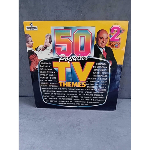 362 - 3 x TV themes vinyls as pictured